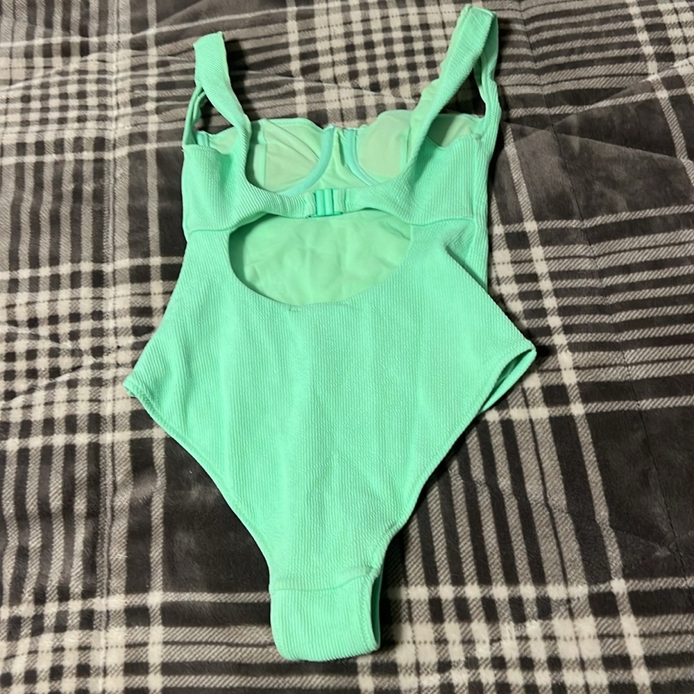 NWOT Zara ribbed one piece bathing suit - Picture 3 of 6